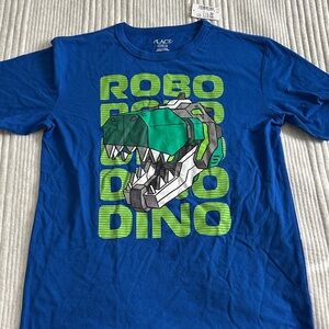 The Children's Place Royal Blue Robo Dino Graphic Tee